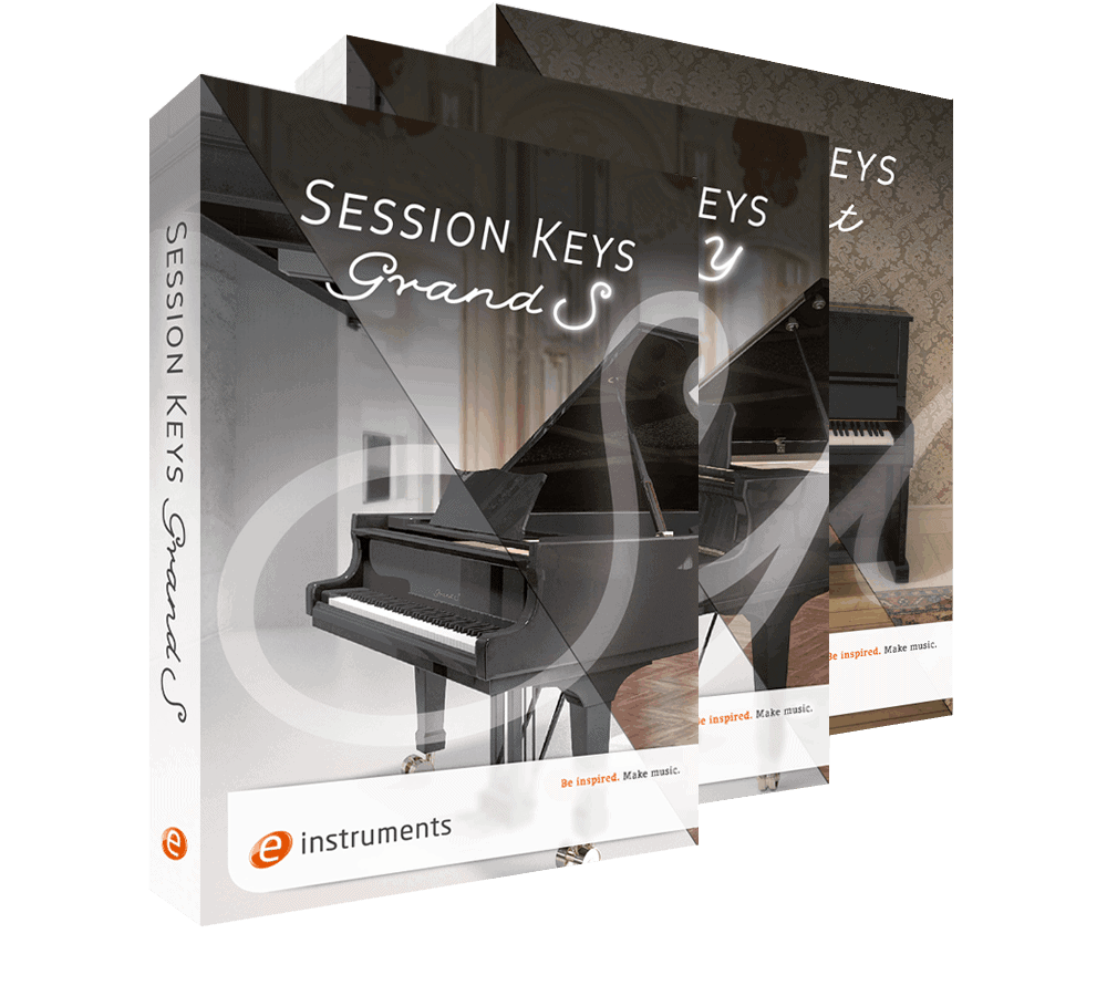 e Instruments Grand Acoustic Bundle 3er Packaging trans, Session Keys,