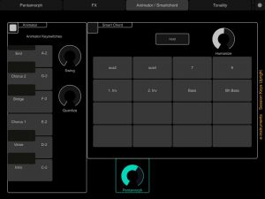 TouchOSC Animator and Smart Chord screen