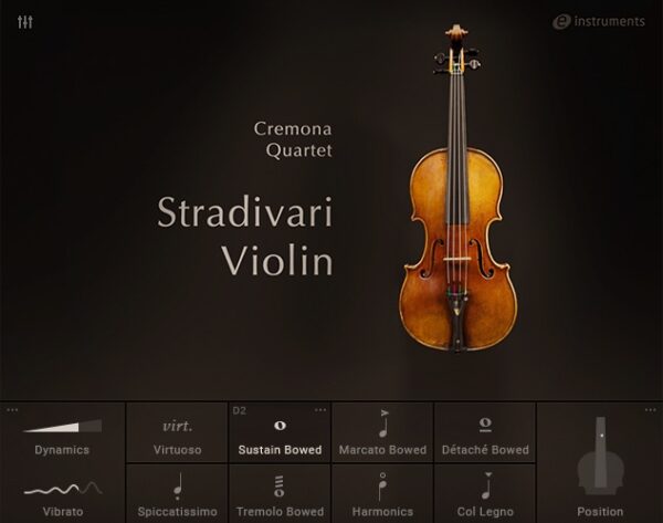 Stradivari Violin UI