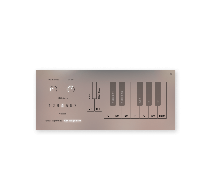 Showing the Session Keys Grand S UI