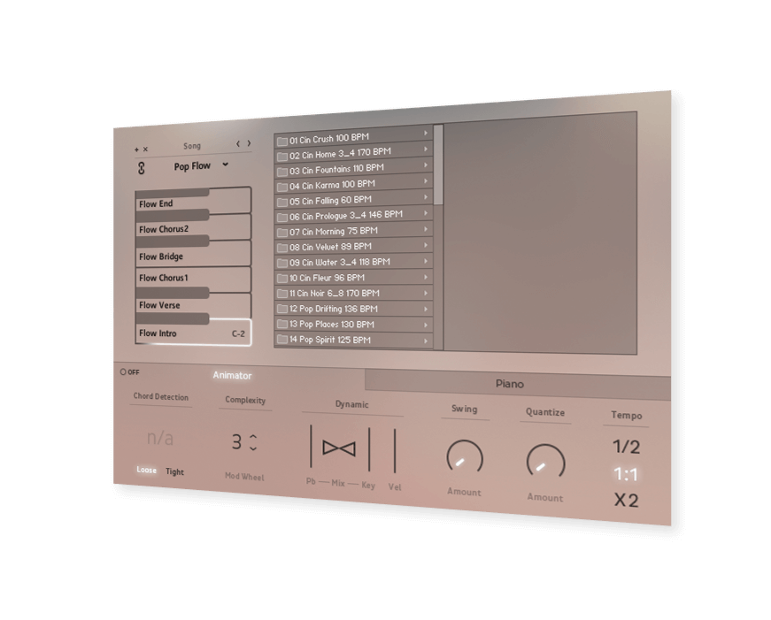 Showing the Session Keys Grand S UI